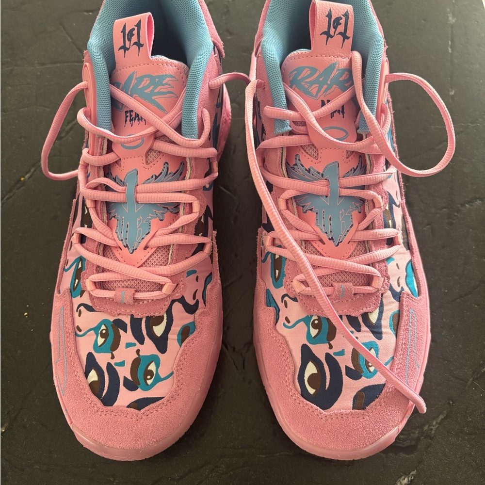 Rave Pink and Blue Men's Sneakers